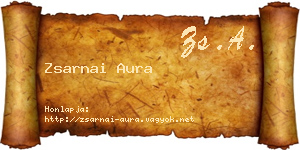 Zsarnai Aura névjegykártya